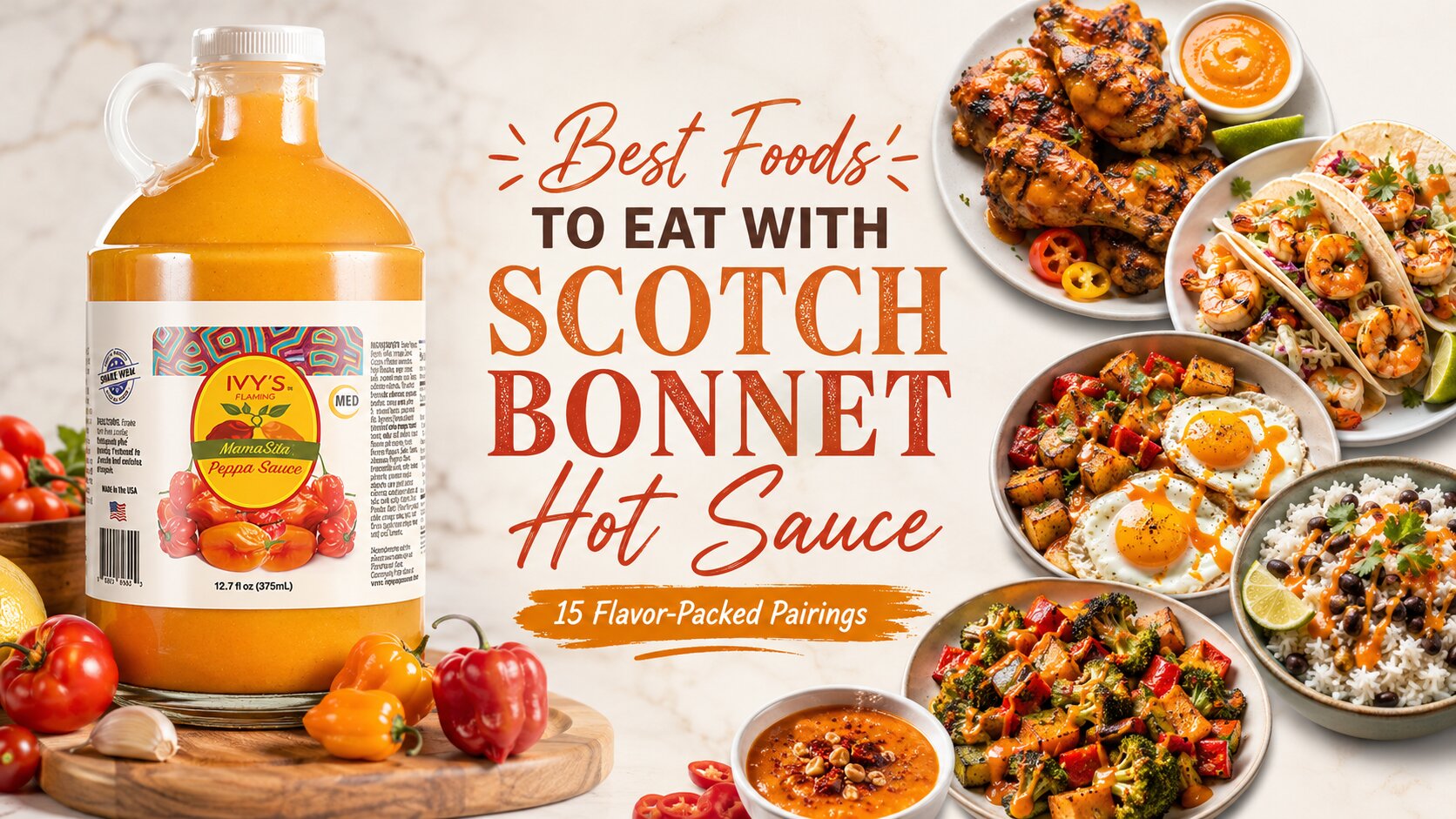 Best Foods to Eat With Scotch Bonnet Hot Sauce